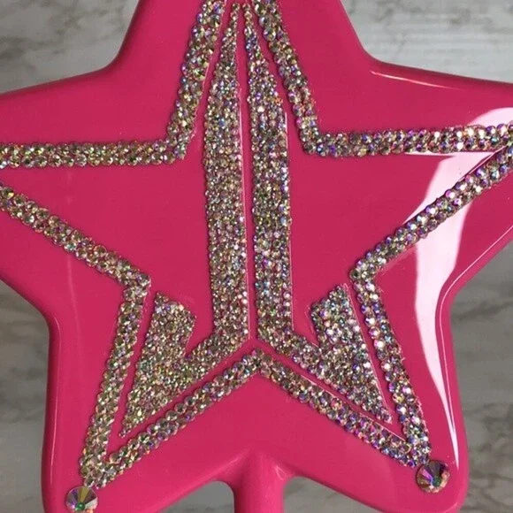 Jeffree star pink bling star makeup customized mirror cute y2k glam